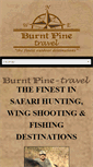 Mobile Screenshot of burntpine-travel.com