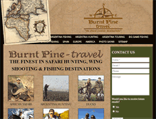 Tablet Screenshot of burntpine-travel.com